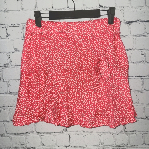 URBAN Romantics Red Polka Dot Skort - Picture 1 of 6